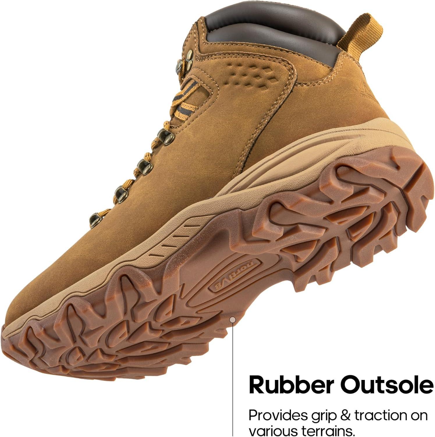 imageNORTIV 8 Mens Hiking Winter Snow Insulated Waterproof Outdoor BootsCamel