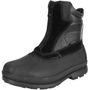 NORTIV 8 Men’s Insulated Waterproof Winter Snow Boots Warm Outdoor Boots for Cold Weather(Black)