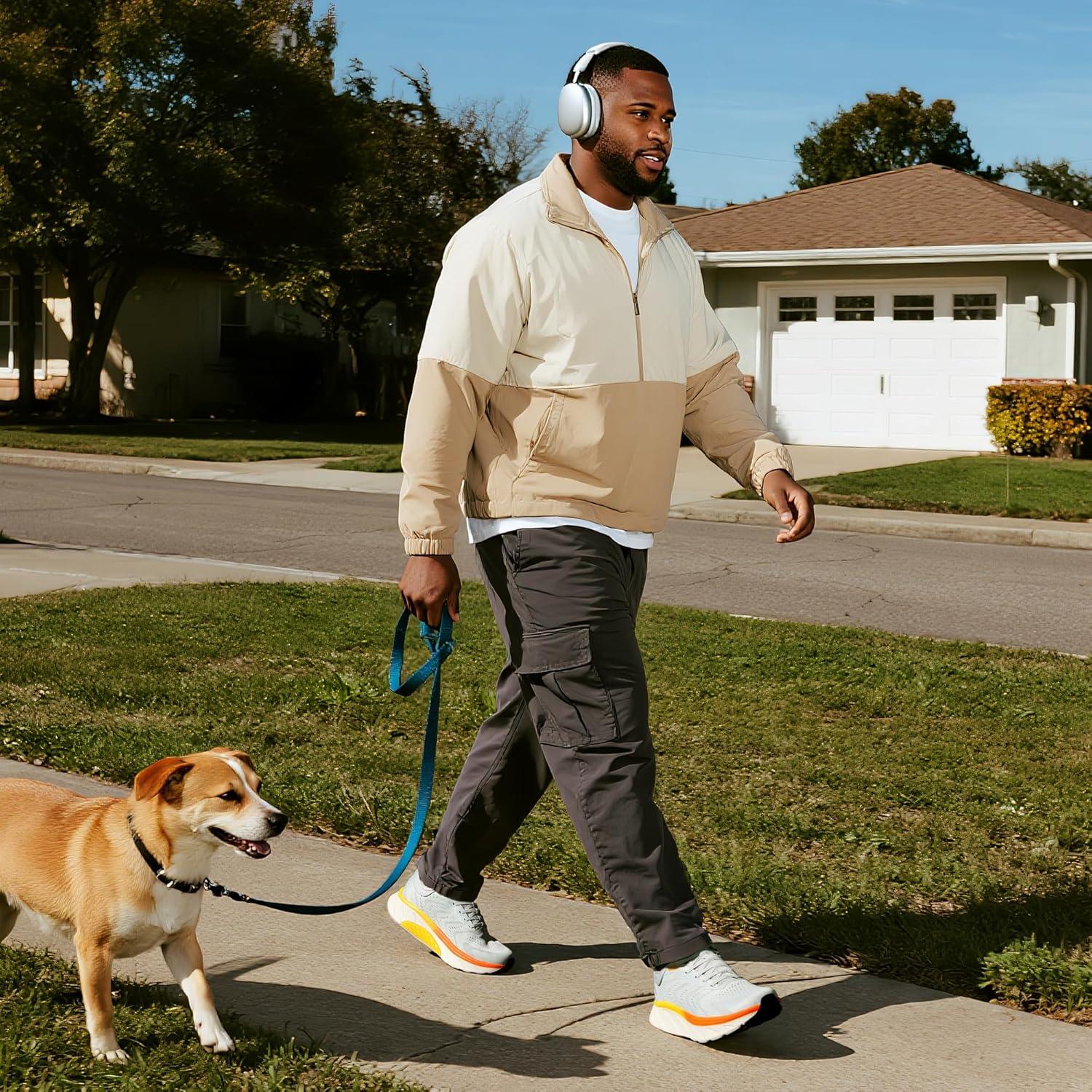 imageMens Slip On Stability Walking Running Shoes Hands Free Tennis NonSlip Comfortable Workout Gym Breathable Lightweight StediBase Fashion SneakersGrey