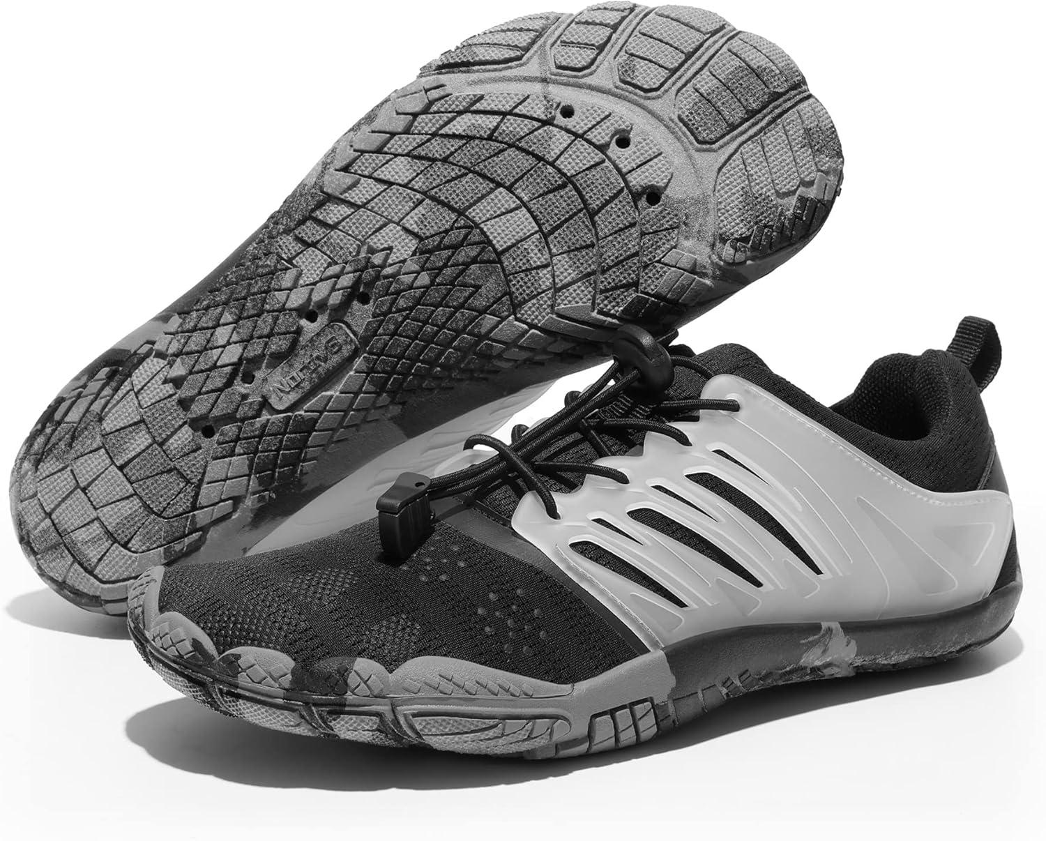 imageNORTIV 8 Athletic Hiking Water Shoes for Women Qucik Dry Barefoot Walking Kayaking Surfing Training Beach Shoes Size 8 Black SNWS231W