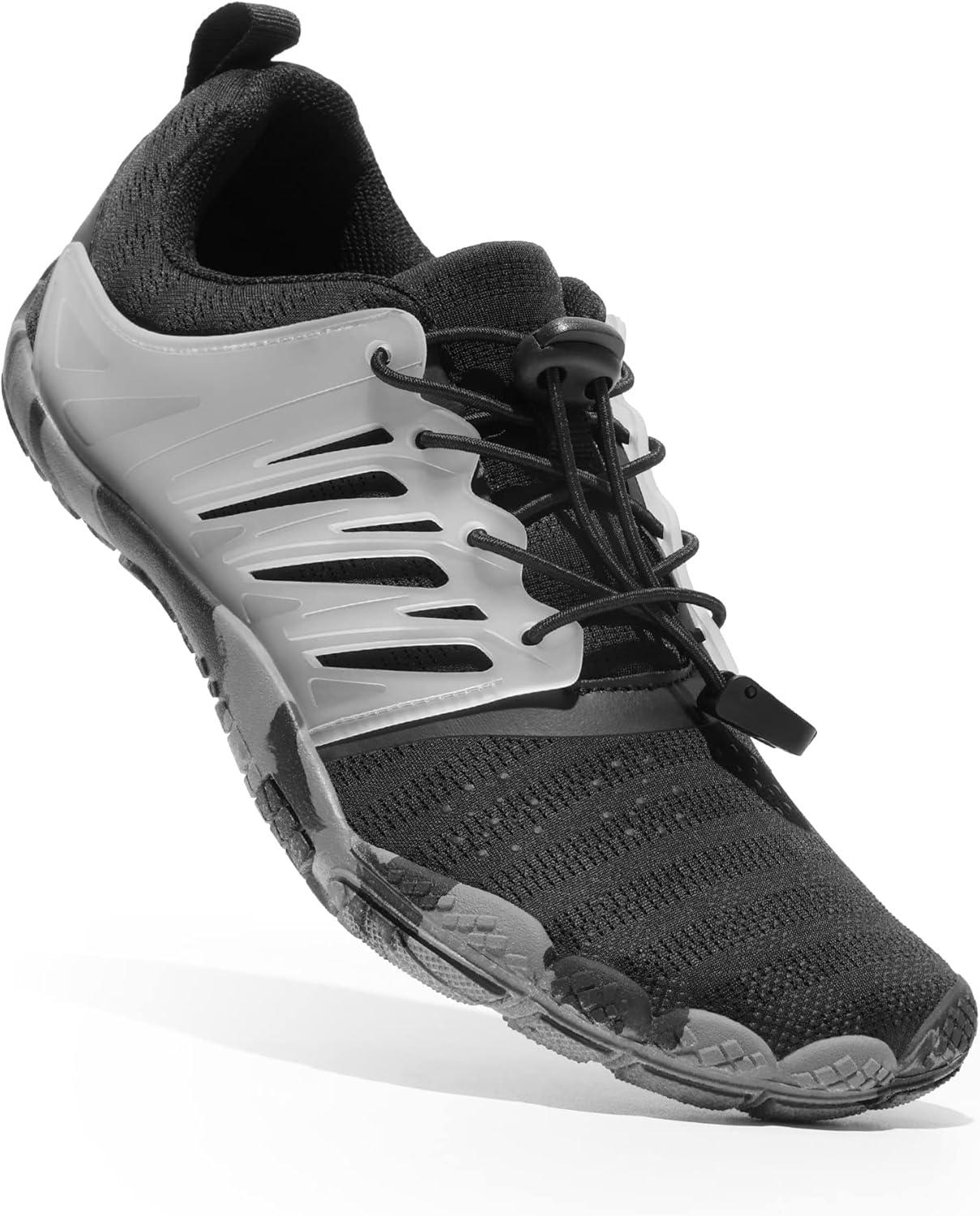 imageNORTIV 8 Athletic Hiking Water Shoes for Women Qucik Dry Barefoot Walking Kayaking Surfing Training Beach Shoes Size 8 Black SNWS231W