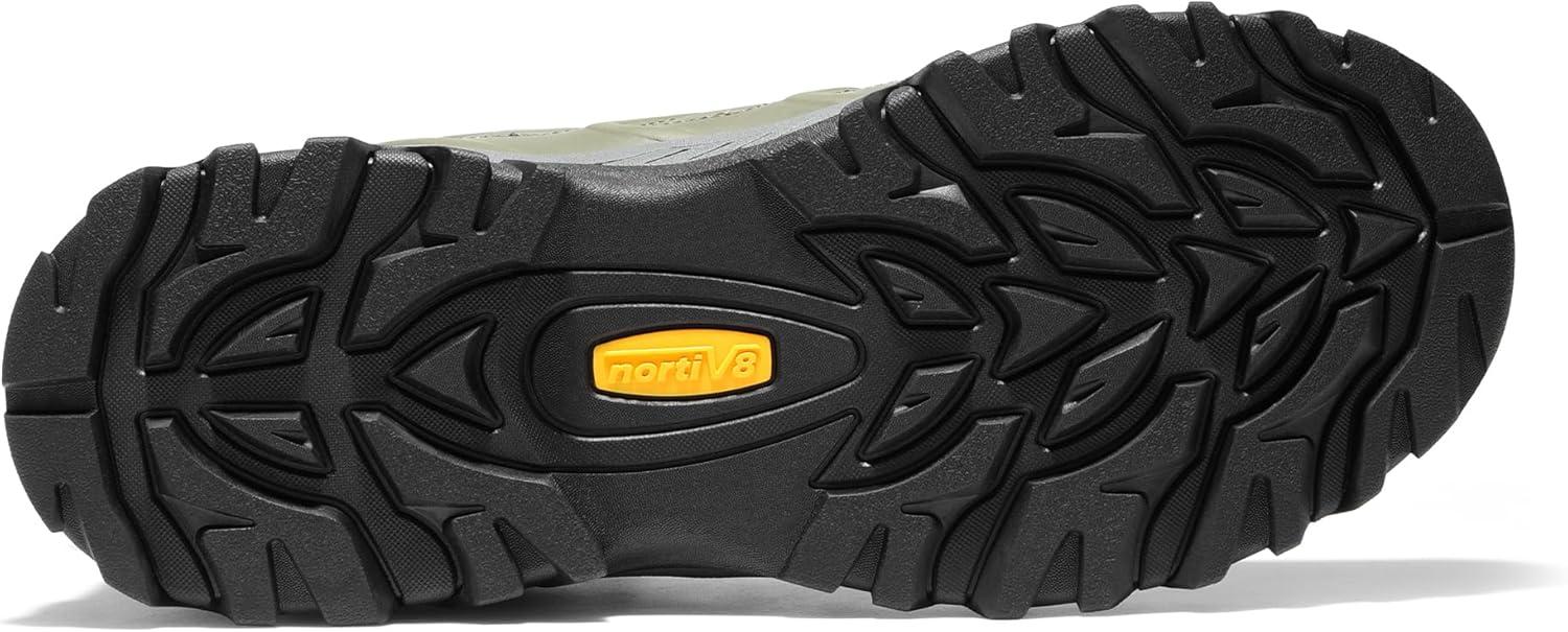 imageNORTIV 8 Mens Ankle High Waterproof Hiking Boots Outdoor Lightweight Shoes Trekking Trails ArmadilloArmy Greenleather