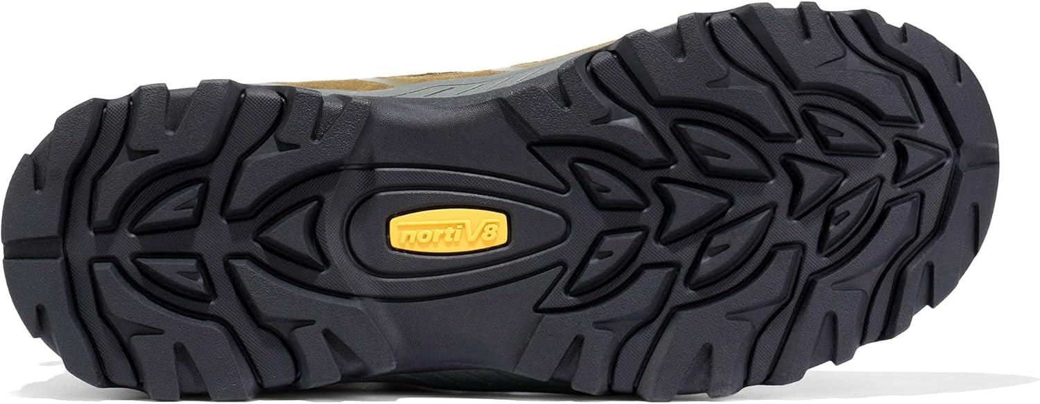 imageNORTIV 8 Mens Ankle High Waterproof Hiking Boots Outdoor Lightweight Shoes Trekking Trails ArmadilloOlivesuede