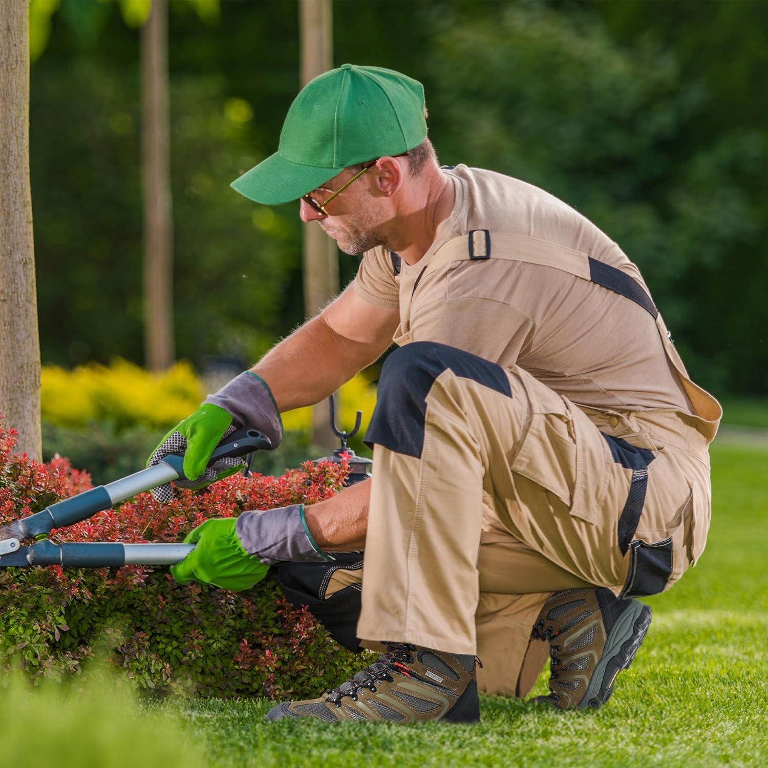 imageNORTIV 8 Mens Ankle High Waterproof Hiking Boots Outdoor Lightweight Shoes Trekking Trails ArmadilloOlivesuede