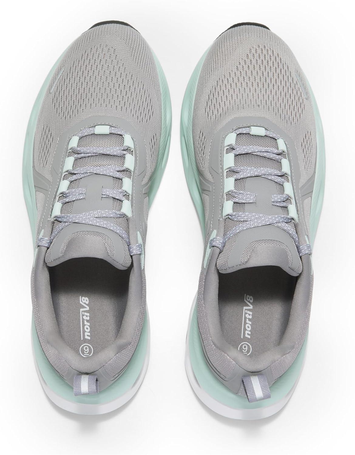 imageNORTIV 8 Mens Comfortable Walking Shoes MovePropel Athletic Breathable Gym Workout Tennis Jogging Cross Training Non Slip Fashion Running SneakersGrey