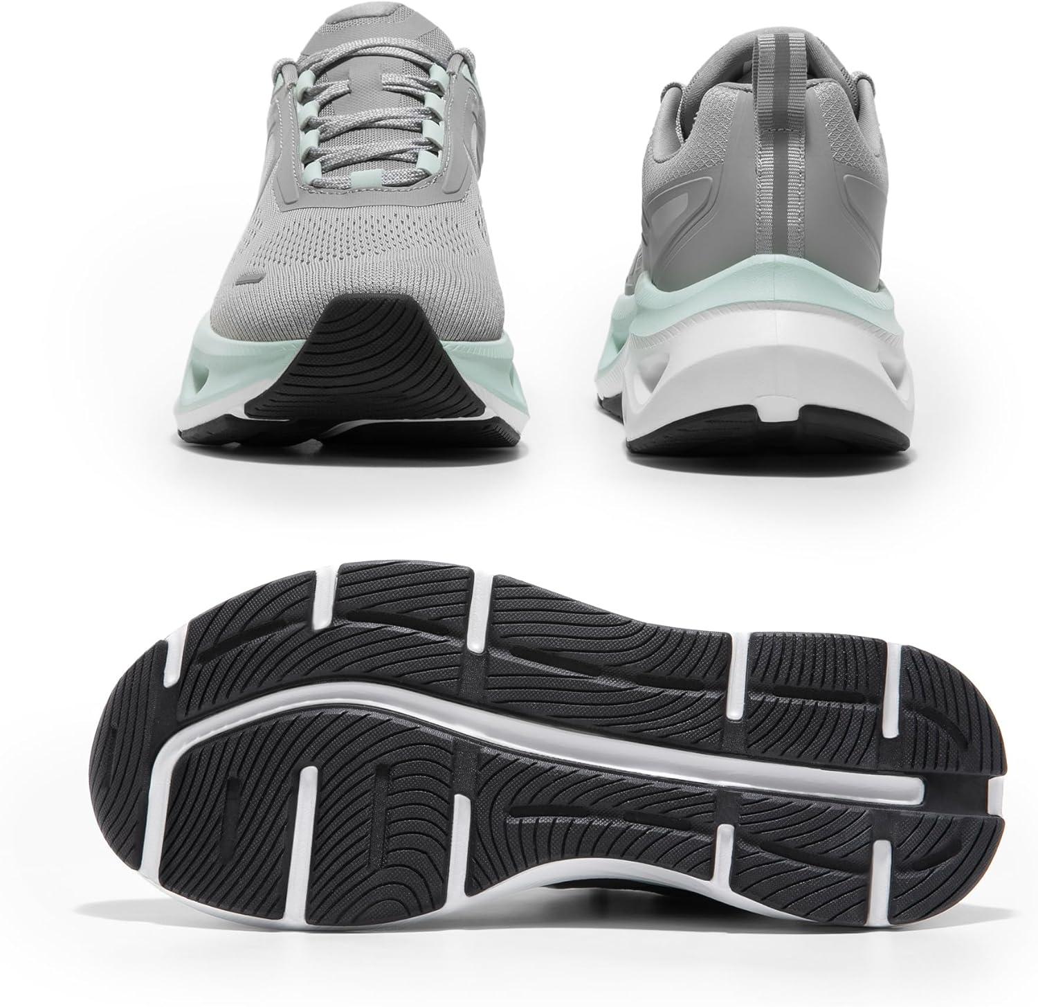 imageNORTIV 8 Mens Comfortable Walking Shoes MovePropel Athletic Breathable Gym Workout Tennis Jogging Cross Training Non Slip Fashion Running SneakersGrey