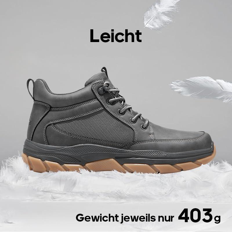 imageNORTIV 8 Mens Hiking Boots Lightweight Fashion Casual Chukka Ankle Boots ElevationGrey