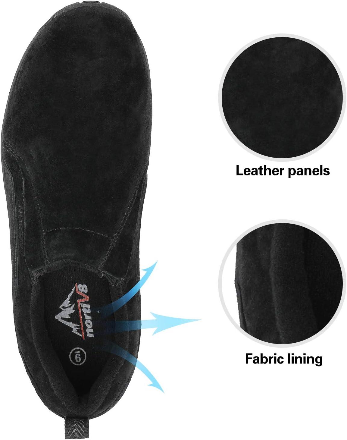 imageNORTIV 8 Mens Slip On Loafer Walking ShoesBlack