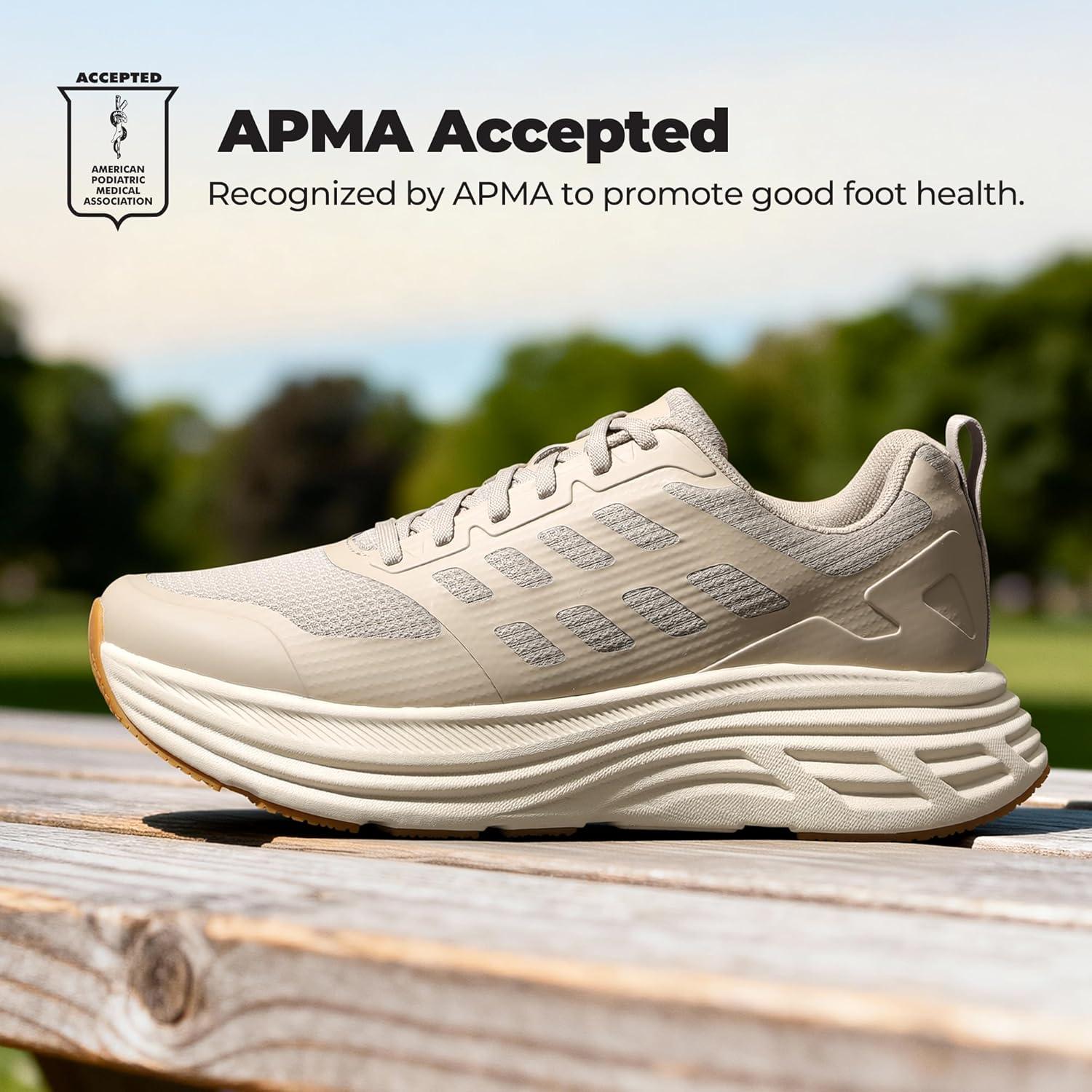 imageNORTIV 8 Mens Walking Running Tennis Cushioning Shoes ActiveFloat Non Slip Athletic Gym Workout Jogging Comfortable SneakersApricot