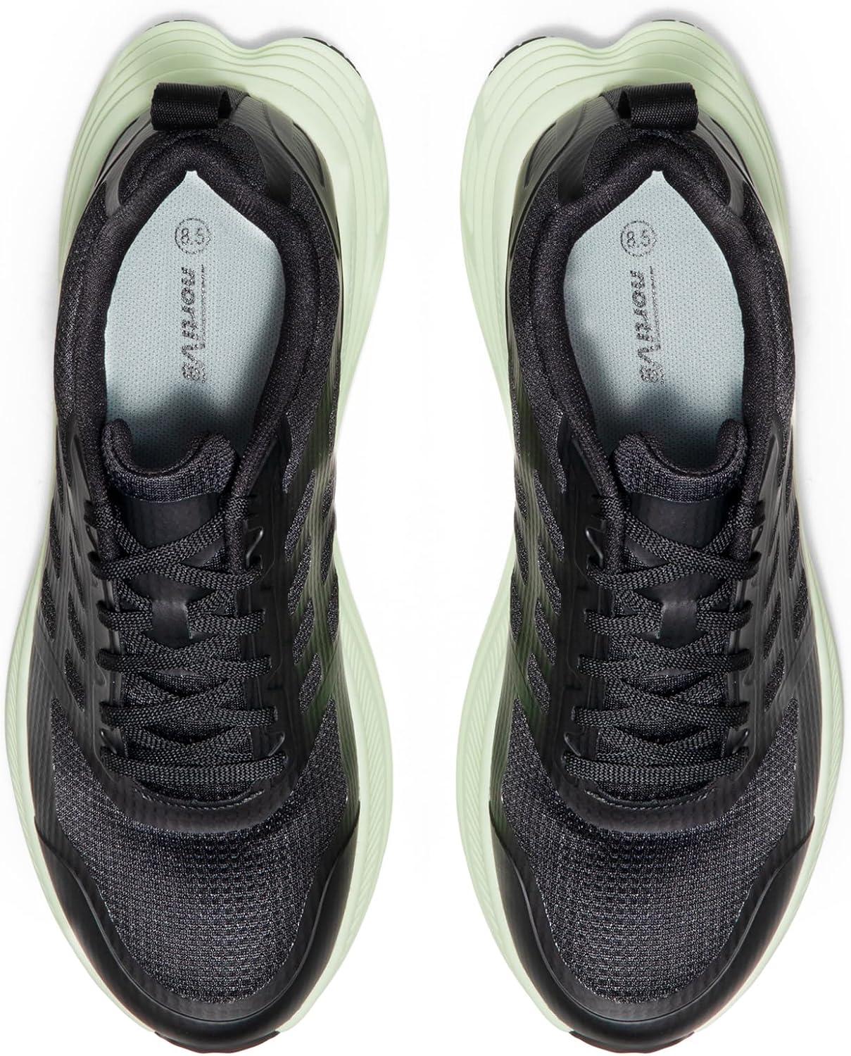 imageNORTIV 8 Mens Walking Running Tennis Cushioning Shoes ActiveFloat Non Slip Athletic Gym Workout Jogging Comfortable SneakersBlackGreen