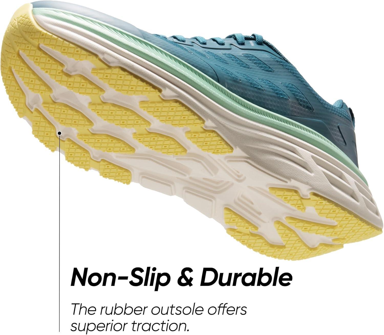 imageNORTIV 8 Mens Walking Running Tennis Cushioning Shoes ActiveFloat Non Slip Athletic Gym Workout Jogging Comfortable SneakersBlue Green