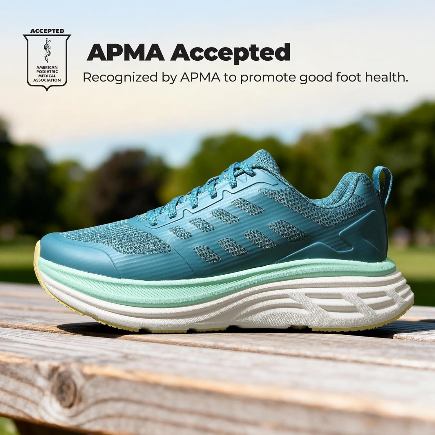 imageNORTIV 8 Mens Walking Running Tennis Cushioning Shoes ActiveFloat Non Slip Athletic Gym Workout Jogging Comfortable SneakersBlue Green