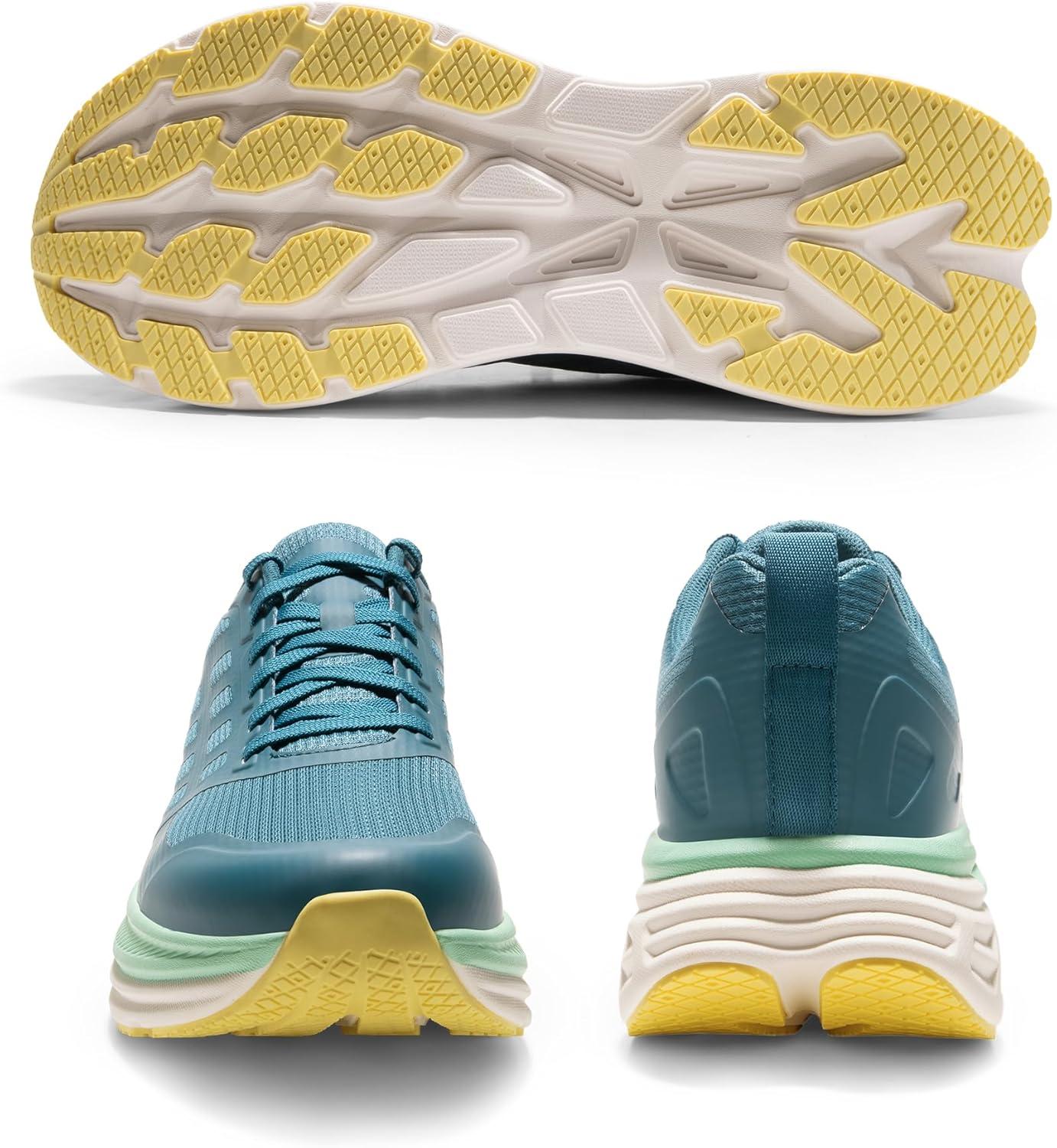 imageNORTIV 8 Mens Walking Running Tennis Cushioning Shoes ActiveFloat Non Slip Athletic Gym Workout Jogging Comfortable SneakersBlue Green