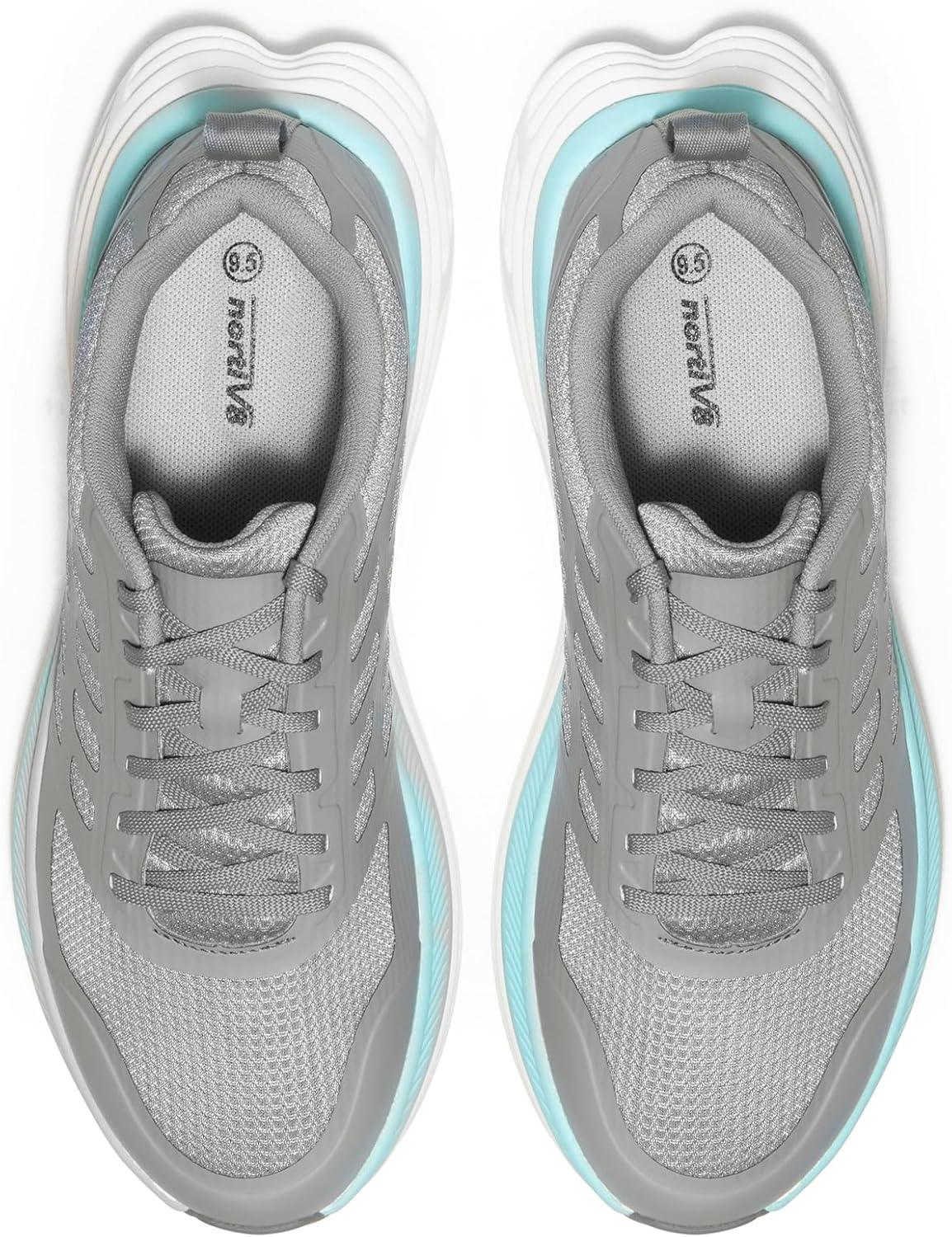 imageNORTIV 8 Mens Walking Running Tennis Cushioning Shoes ActiveFloat Non Slip Athletic Gym Workout Jogging Comfortable SneakersGrey