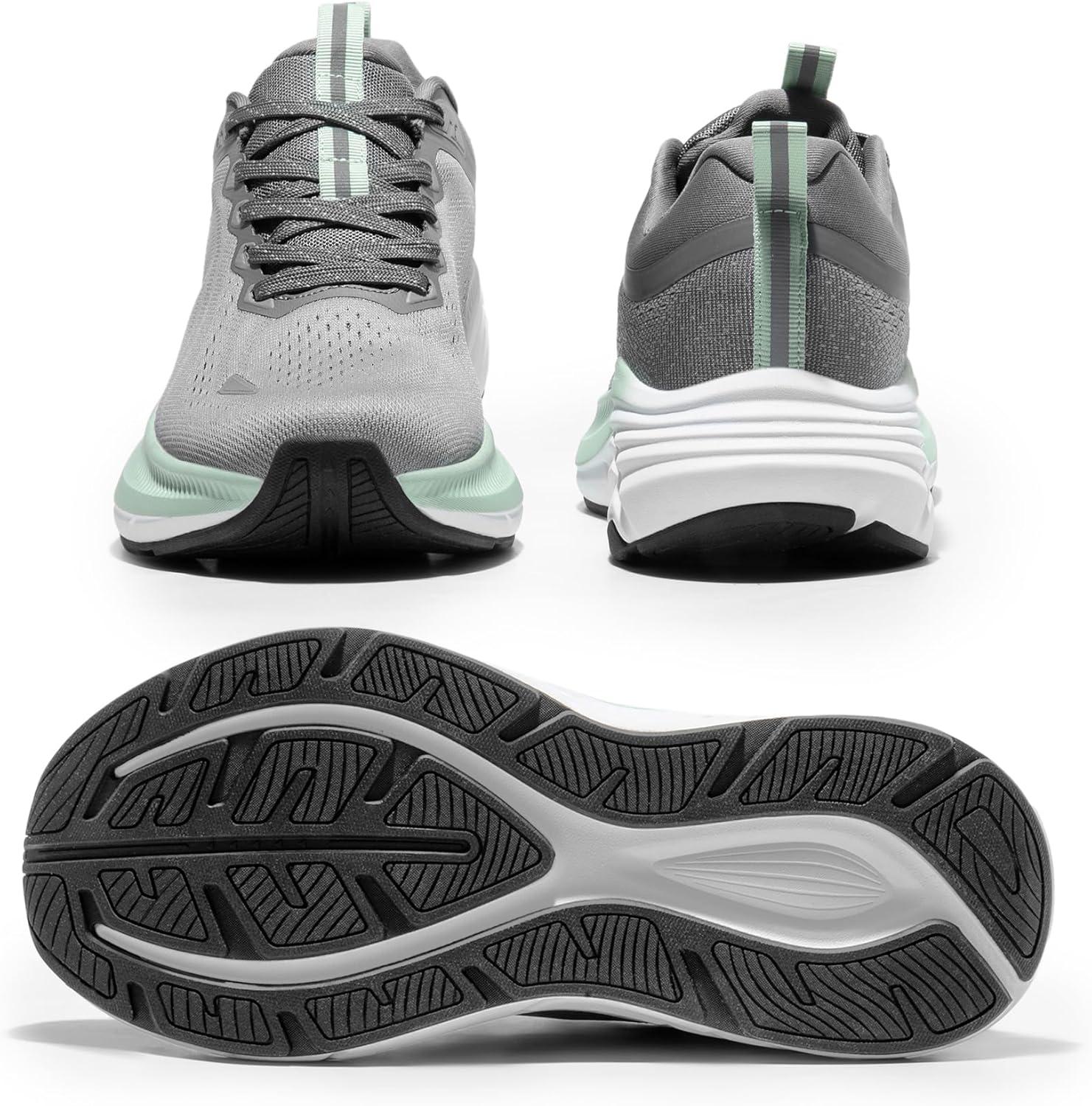 imageNORTIV 8 Mens Walking Shoes Running Tennis Cushioning ActiveBreeze Non Slip Athletic Gym Workout Comfortable Fashion SneakersGrey