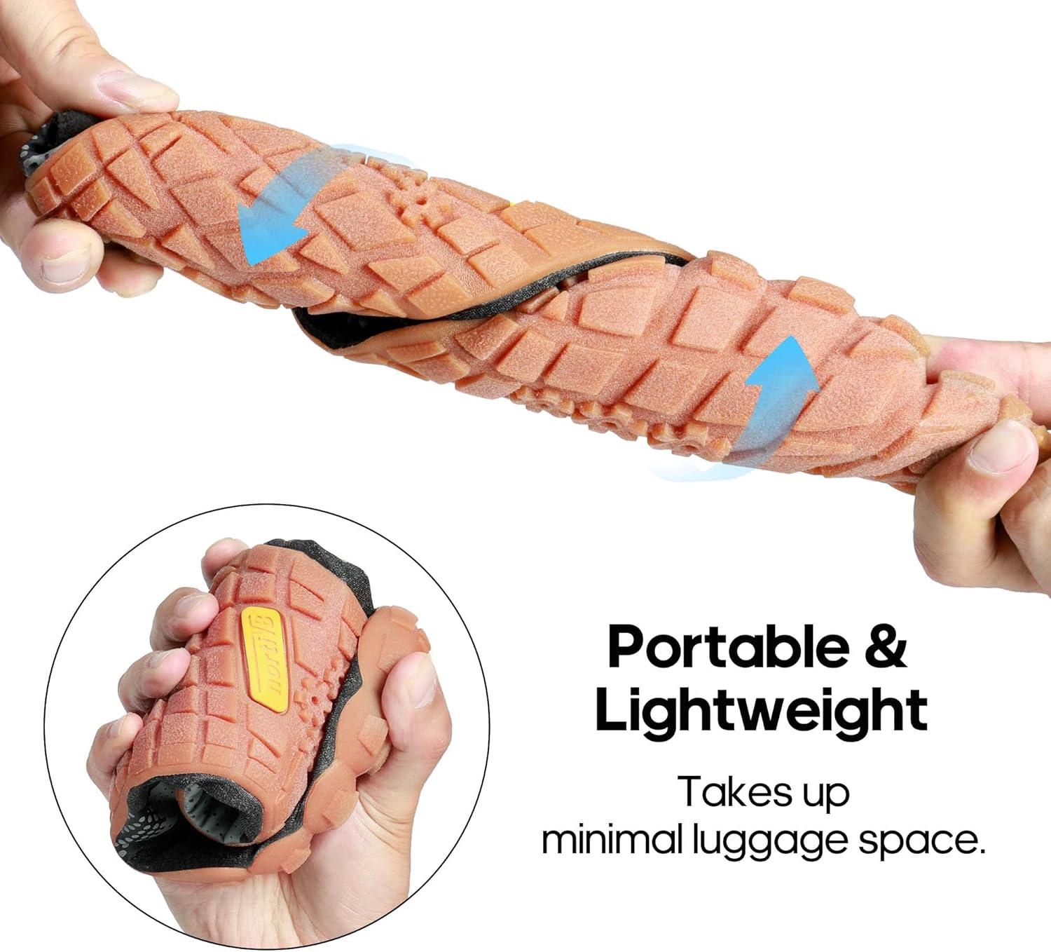 imageNORTIV 8 Mens Water Shoes Barefoot Athletic Lightweight Sports Aqua Shoes Outdoor Swim Fishing Hiking Diving Surf Walking Water Shoe TREKMANBlackGreyBrown