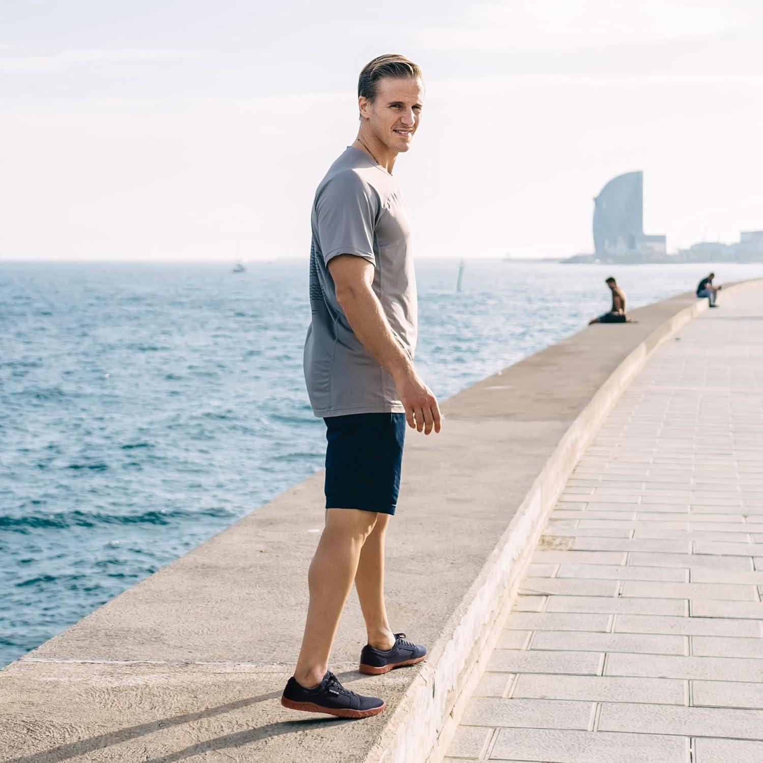 imageNORTIV 8 Mens Womens Quick Dry Water Shoes Barefoot Aqua Swim Shoes for Beach Sports Fishing Hiking Boating ampamp SurfingBlue