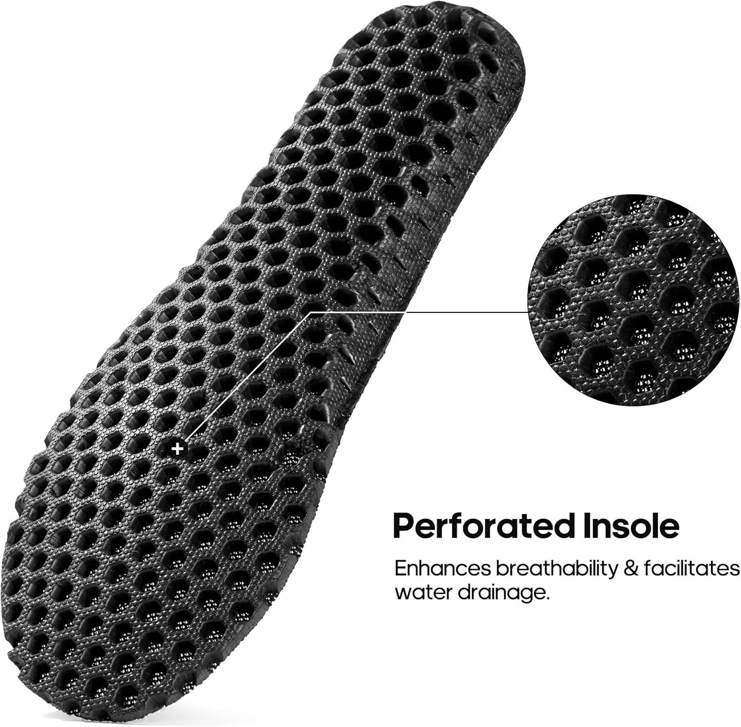 imageNORTIV 8 Mens Womens Quick Dry Water Shoes Barefoot Aqua Swim Shoes for Beach Sports Fishing Hiking Boating ampamp SurfingGrey