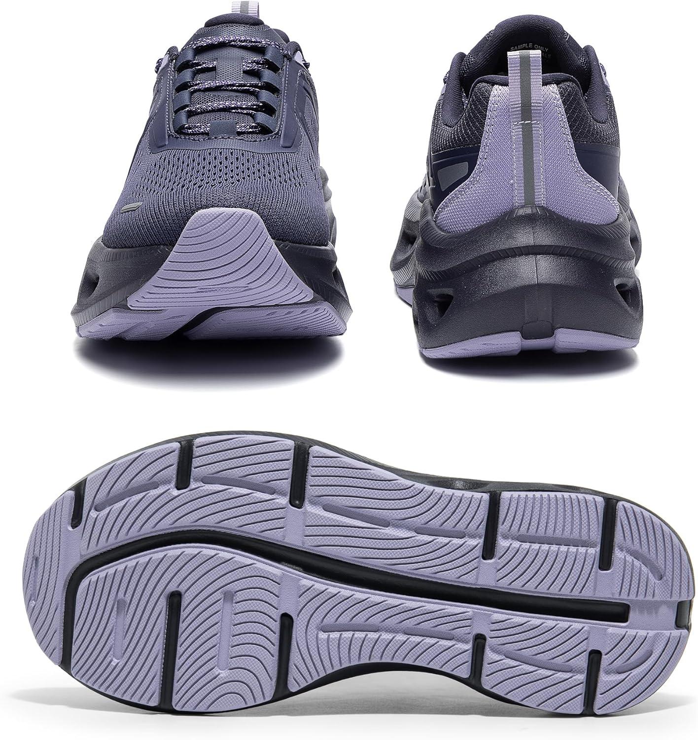 imageNORTIV 8 Womens Comfortable Walking Shoes Running Tennis MovePropel Athletic Gym Workout Jogging Fashion SneakersDark Purple