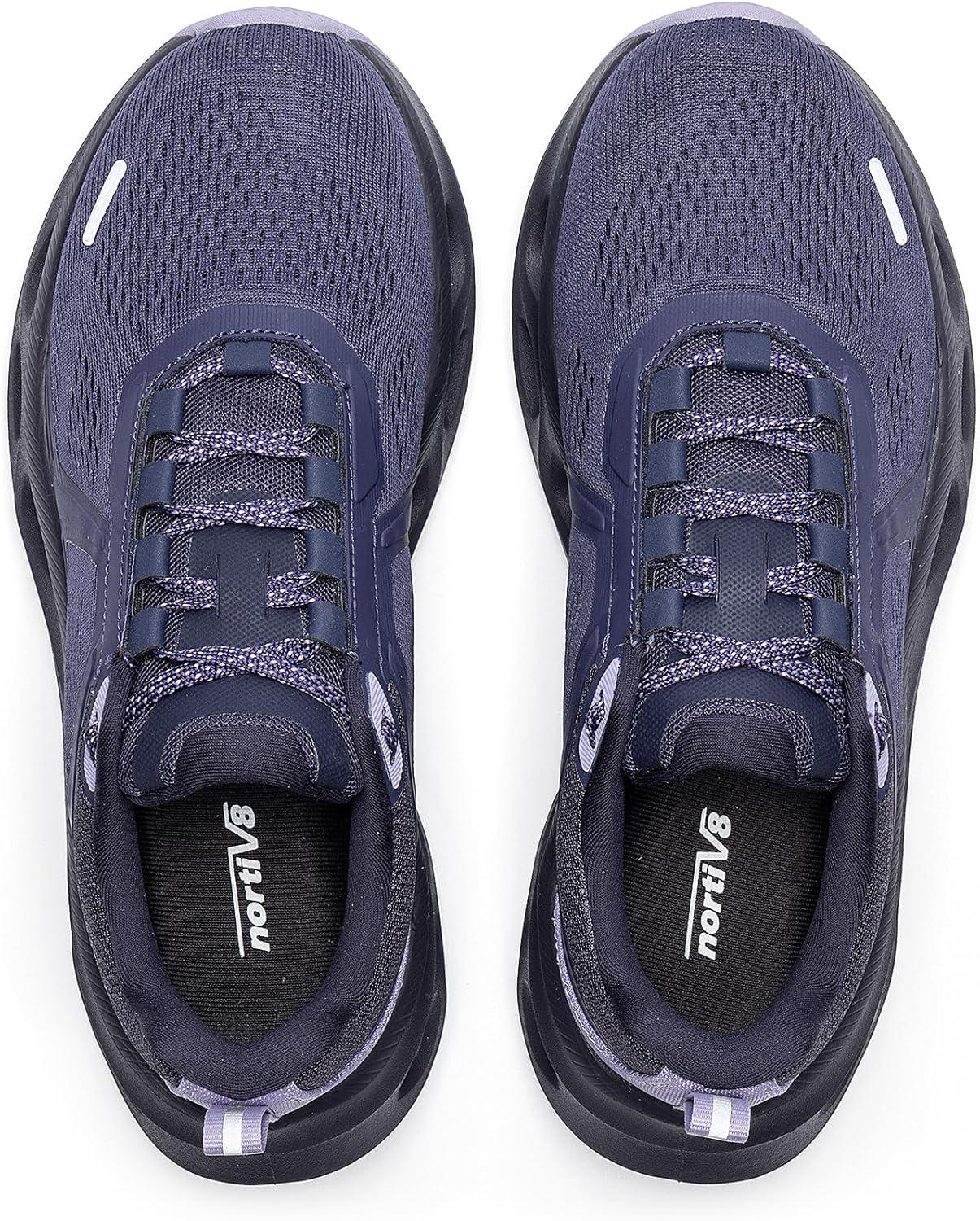 imageNORTIV 8 Womens Comfortable Walking Shoes Running Tennis MovePropel Athletic Gym Workout Jogging Fashion SneakersDark Purple