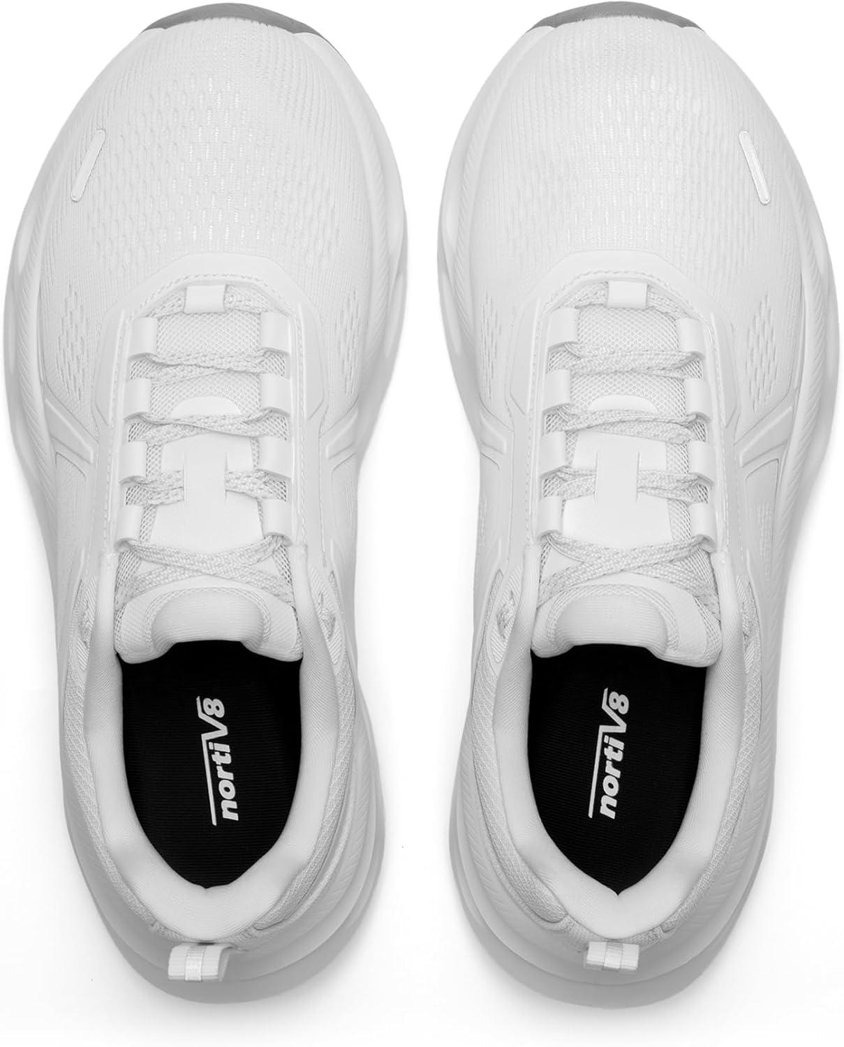 imageNORTIV 8 Womens Comfortable Walking Shoes Running Tennis MovePropel Athletic Gym Workout Jogging Fashion SneakersWhite