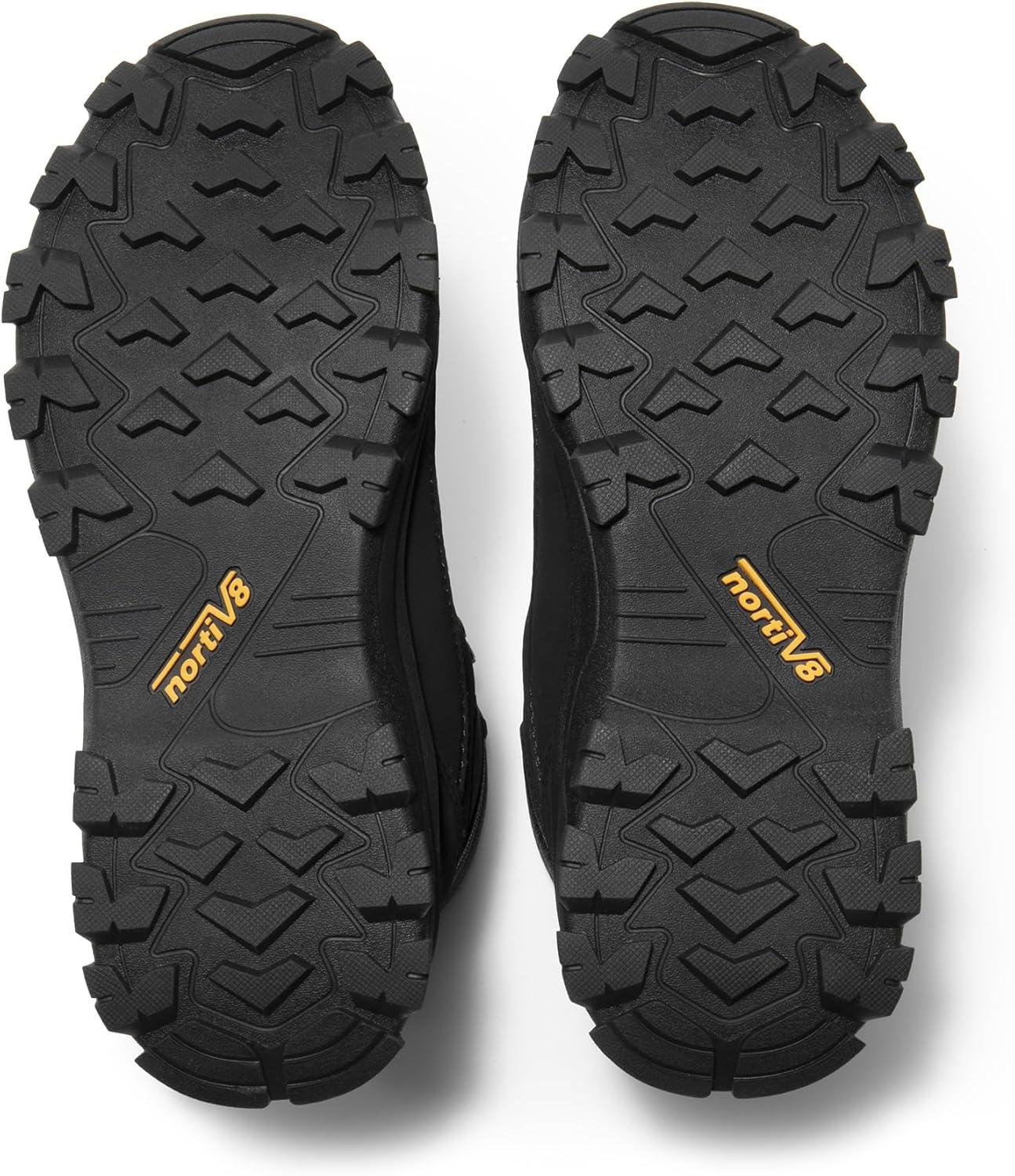 imageNORTIV 8 Womens Hiking Boots Waterproof Trekking Camping Trail Backpacking Boots for OutdoorBlack