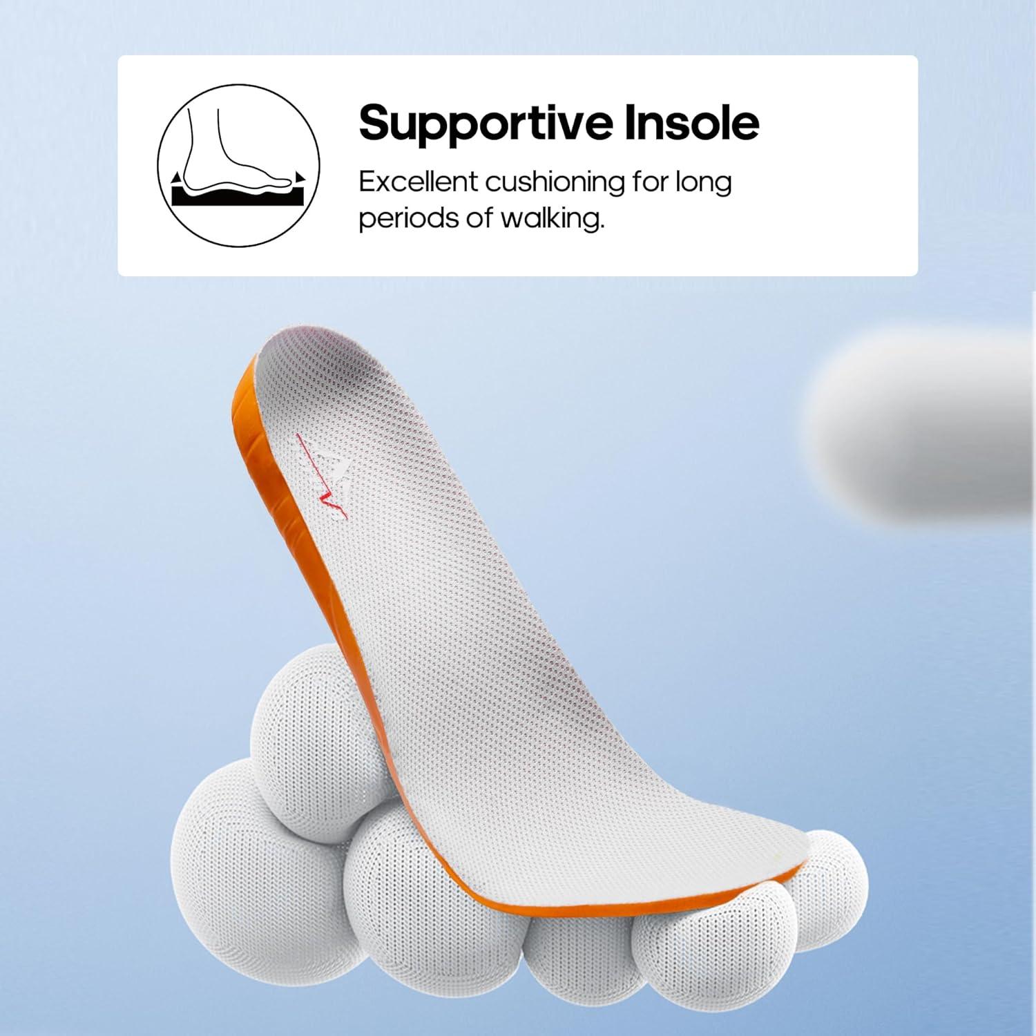 imageNORTIV 8 Womens Hiking Shoes Lightweight Walking Sneakers with Arch Support Outdoor Work Camping Tennis Workout Cross Training EchoKhaki