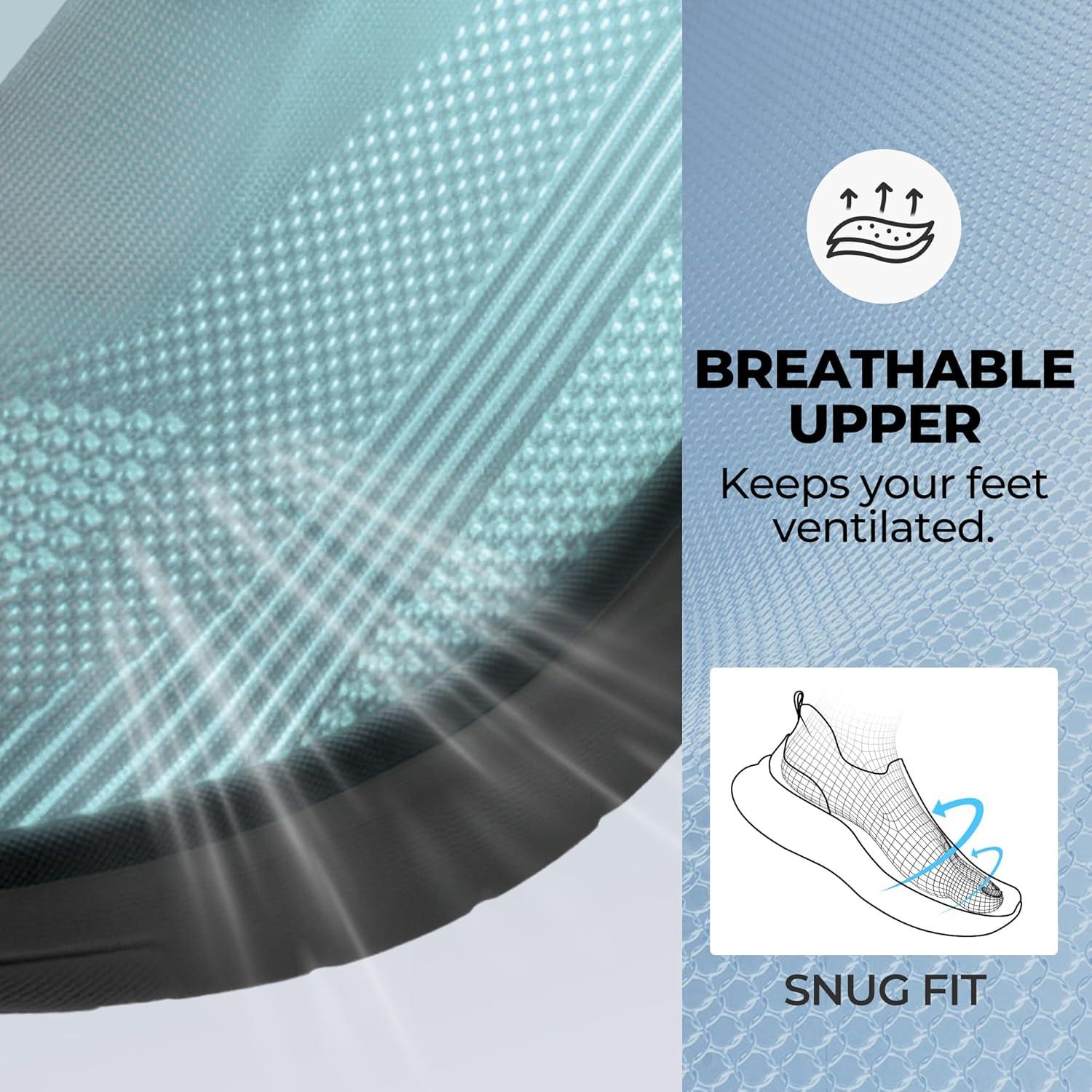 imageNORTIV 8 Womens Slip on Walking Shoes Hands Free NonSlip Lightweight Gym Workout Casual Comfort Breathable Running Tennis SwiftSleek Fashion SneakersLight Blue