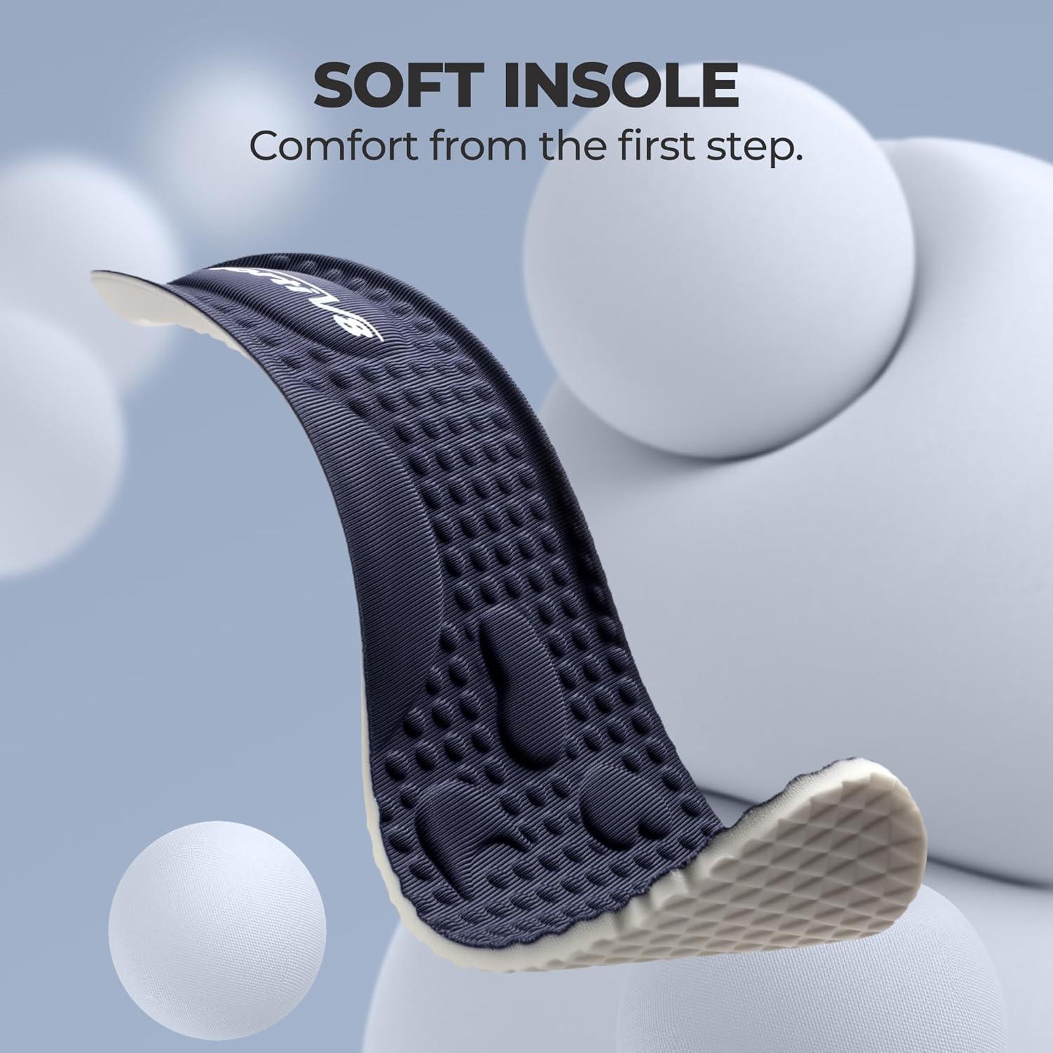 imageNORTIV 8 Womens Slip on Walking Shoes Hands Free NonSlip Lightweight Gym Workout Casual Comfort Breathable Running Tennis SwiftSleek Fashion SneakersNavy