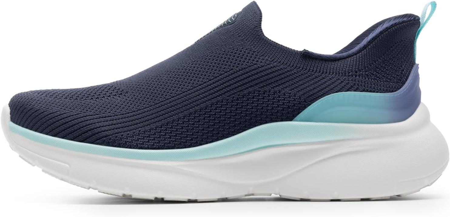 imageNORTIV 8 Womens Slip on Walking Shoes Hands Free NonSlip Lightweight Gym Workout Casual Comfort Breathable Running Tennis SwiftSleek Fashion SneakersNavy