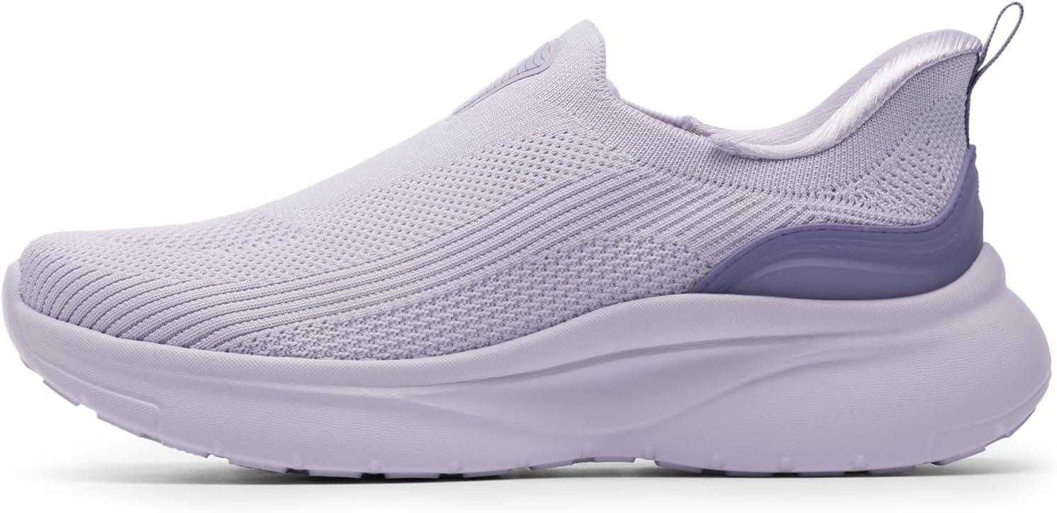 imageNORTIV 8 Womens Slip on Walking Shoes Hands Free NonSlip Lightweight Gym Workout Casual Comfort Breathable Running Tennis SwiftSleek Fashion SneakersPurple
