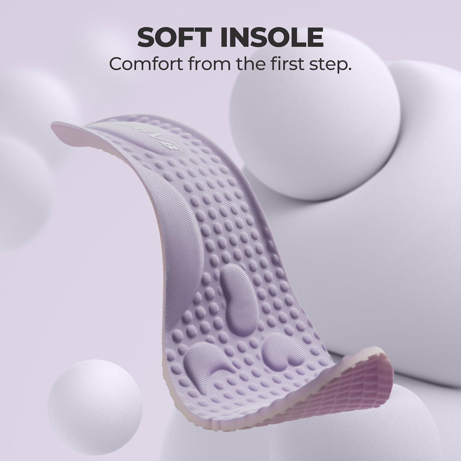 imageNORTIV 8 Womens Slip on Walking Shoes Hands Free NonSlip Lightweight Gym Workout Casual Comfort Breathable Running Tennis SwiftSleek Fashion SneakersPurple