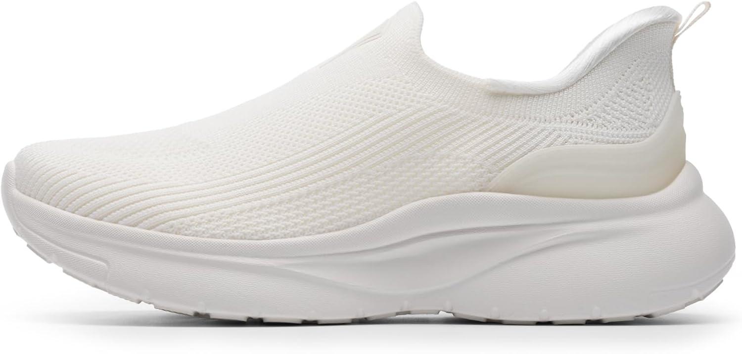 imageNORTIV 8 Womens Slip on Walking Shoes Hands Free NonSlip Lightweight Gym Workout Casual Comfort Breathable Running Tennis SwiftSleek Fashion SneakersWhite