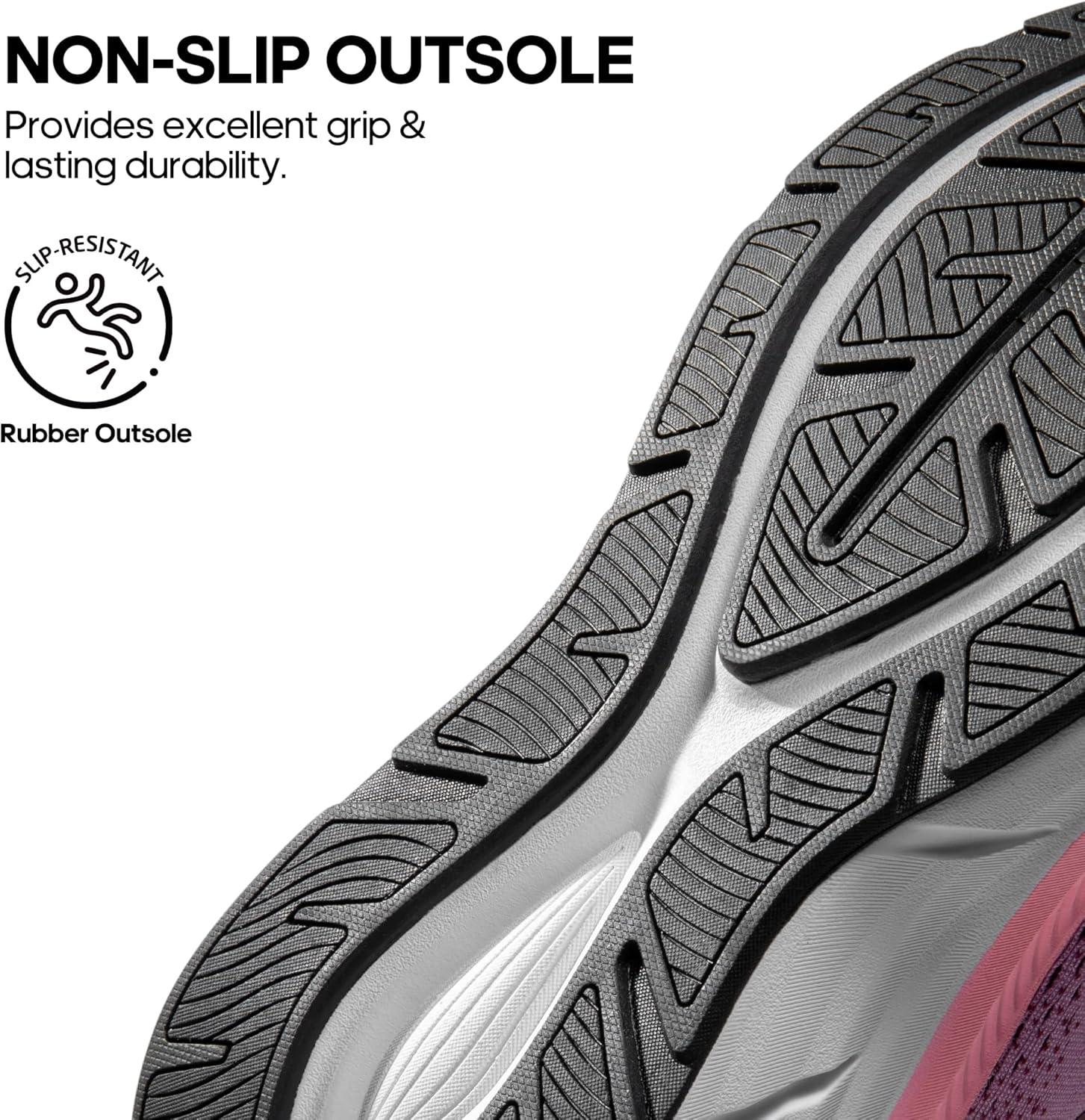 imageNORTIV 8 Womens Walking Shoes Cushion Comfortable ActiveBreeze Running Tennis Shoes NonSlip Workout Gym Sports Athletic Breathable Fashion SneakersPurple