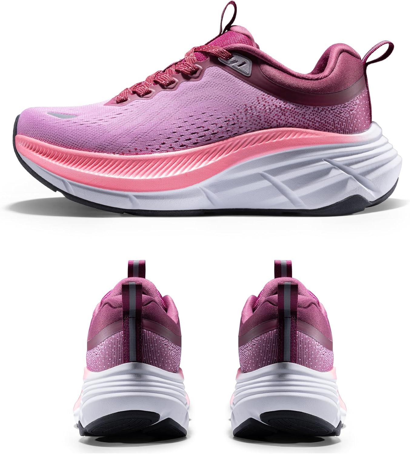 imageNORTIV 8 Womens Walking Shoes Cushion Comfortable ActiveBreeze Running Tennis Shoes NonSlip Workout Gym Sports Athletic Breathable Fashion SneakersPurple