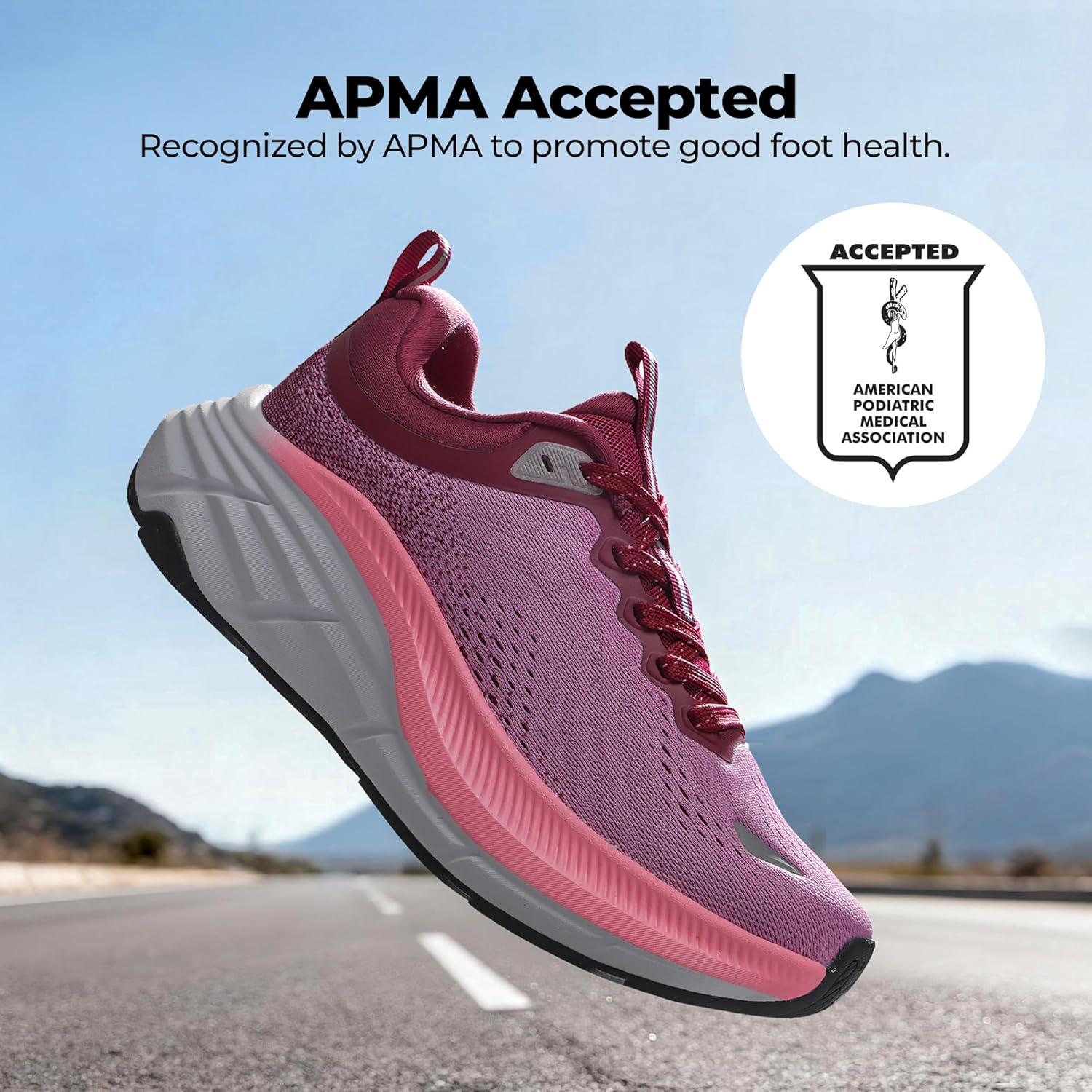 imageNORTIV 8 Womens Walking Shoes Cushion Comfortable ActiveBreeze Running Tennis Shoes NonSlip Workout Gym Sports Athletic Breathable Fashion SneakersPurple