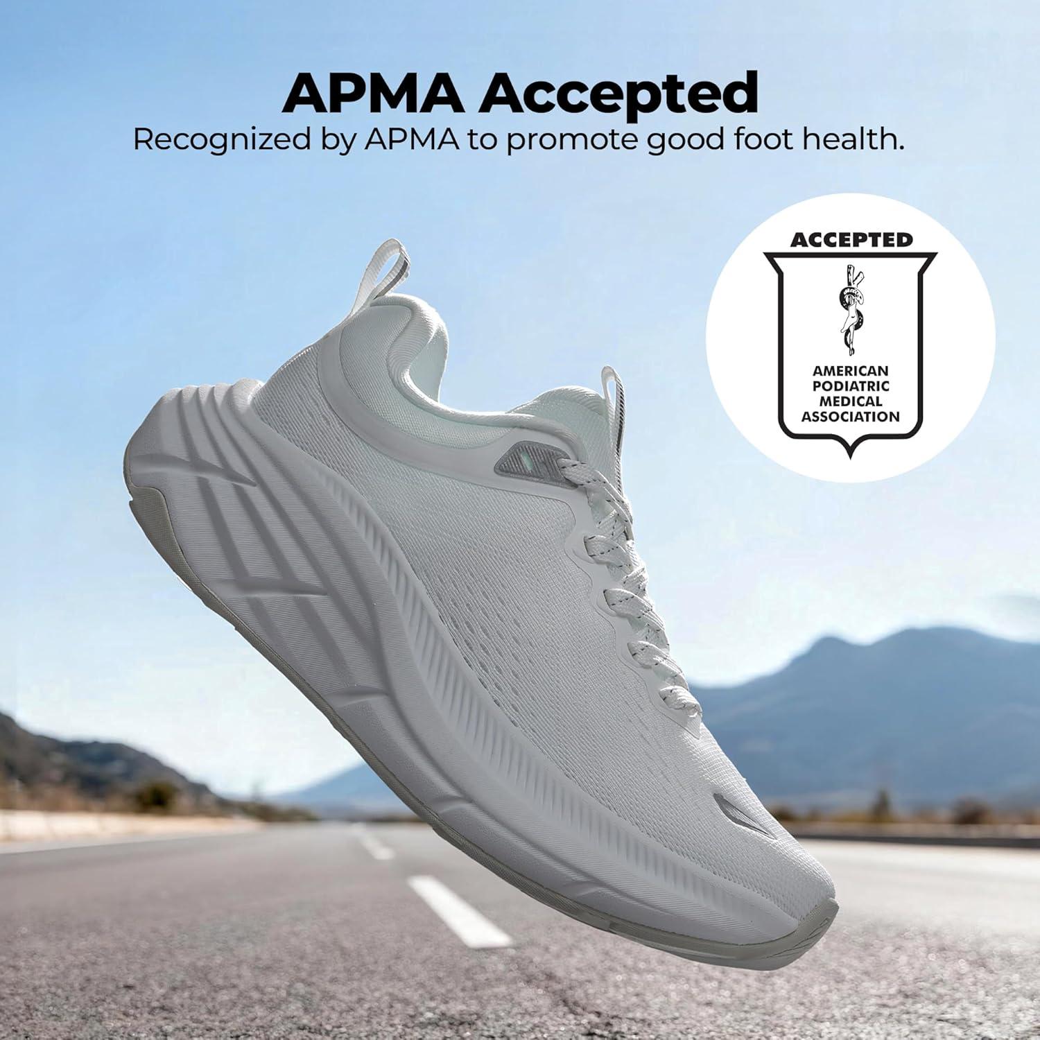 imageNORTIV 8 Womens Walking Shoes Cushion Comfortable ActiveBreeze Running Tennis Shoes NonSlip Workout Gym Sports Athletic Breathable Fashion SneakersWhite