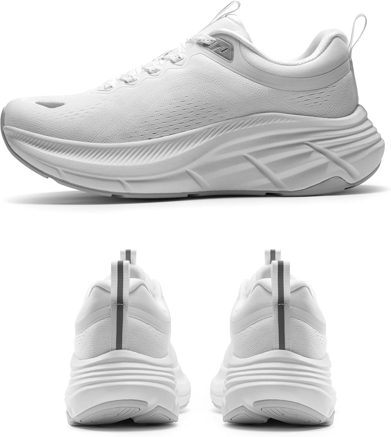 imageNORTIV 8 Womens Walking Shoes Cushion Comfortable ActiveBreeze Running Tennis Shoes NonSlip Workout Gym Sports Athletic Breathable Fashion SneakersWhite