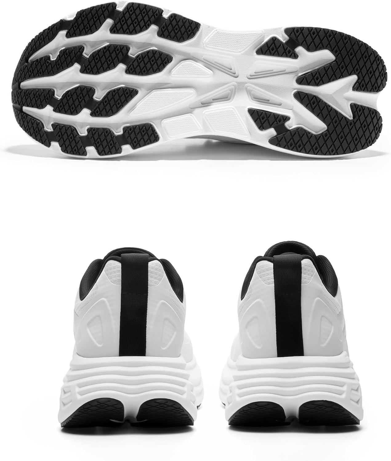 imageNORTIV 8 Womens Walking Shoes Cushion Running Tennis Shoes ActiveFloat NonSlip Comfortable Breathable Workout Gym Sports Athletic Fashion SneakersWhite