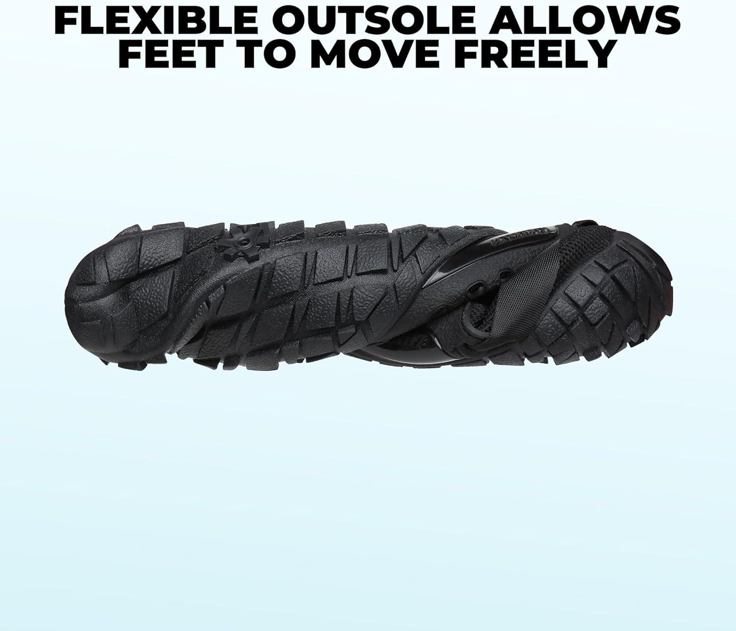 imageNORTIV 8 Womens Water Shoes Barefoot Quick Dry Aqua Swim Shoes for Beach Sports Fishing Hiking Boating Surfing Shoes TREKLADYBlack