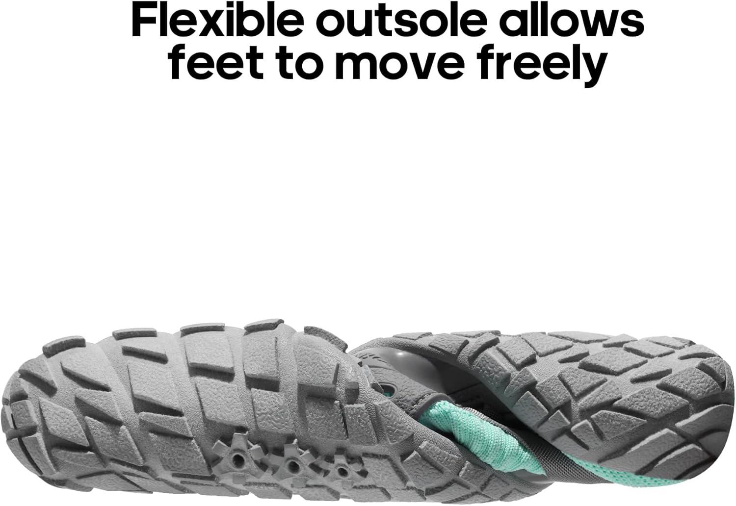 imageNORTIV 8 Womens Water Shoes Barefoot Quick Dry Aqua Swim Shoes for Beach Sports Fishing Hiking Boating Surfing Shoes TREKLADYLight BlueGrey