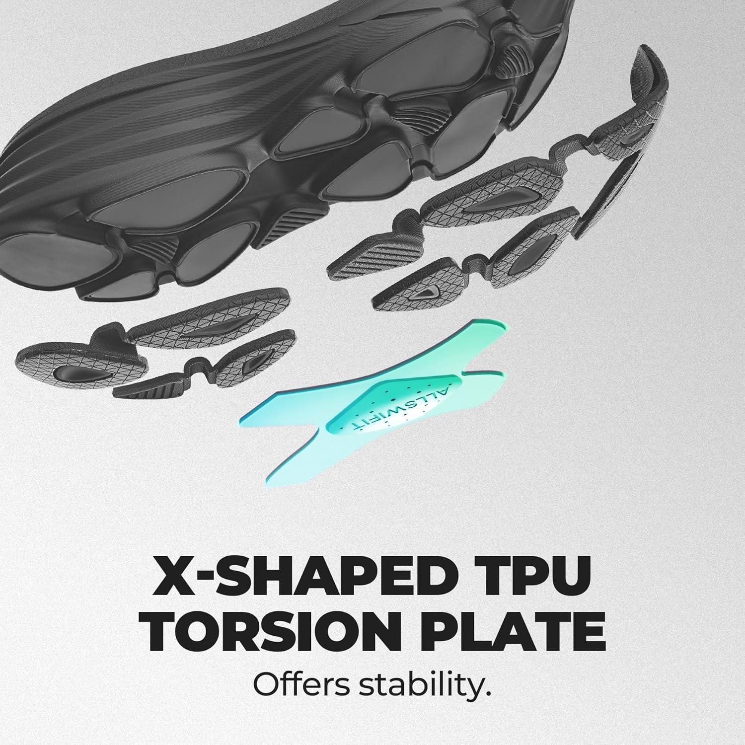 imageWomens Cushion Lightweight Walking Running Shoes Tennis NonSlip Comfortable Jogging Workout Gym Athletic Breathable ActiveAiry Fashion SneakersGreyBlack