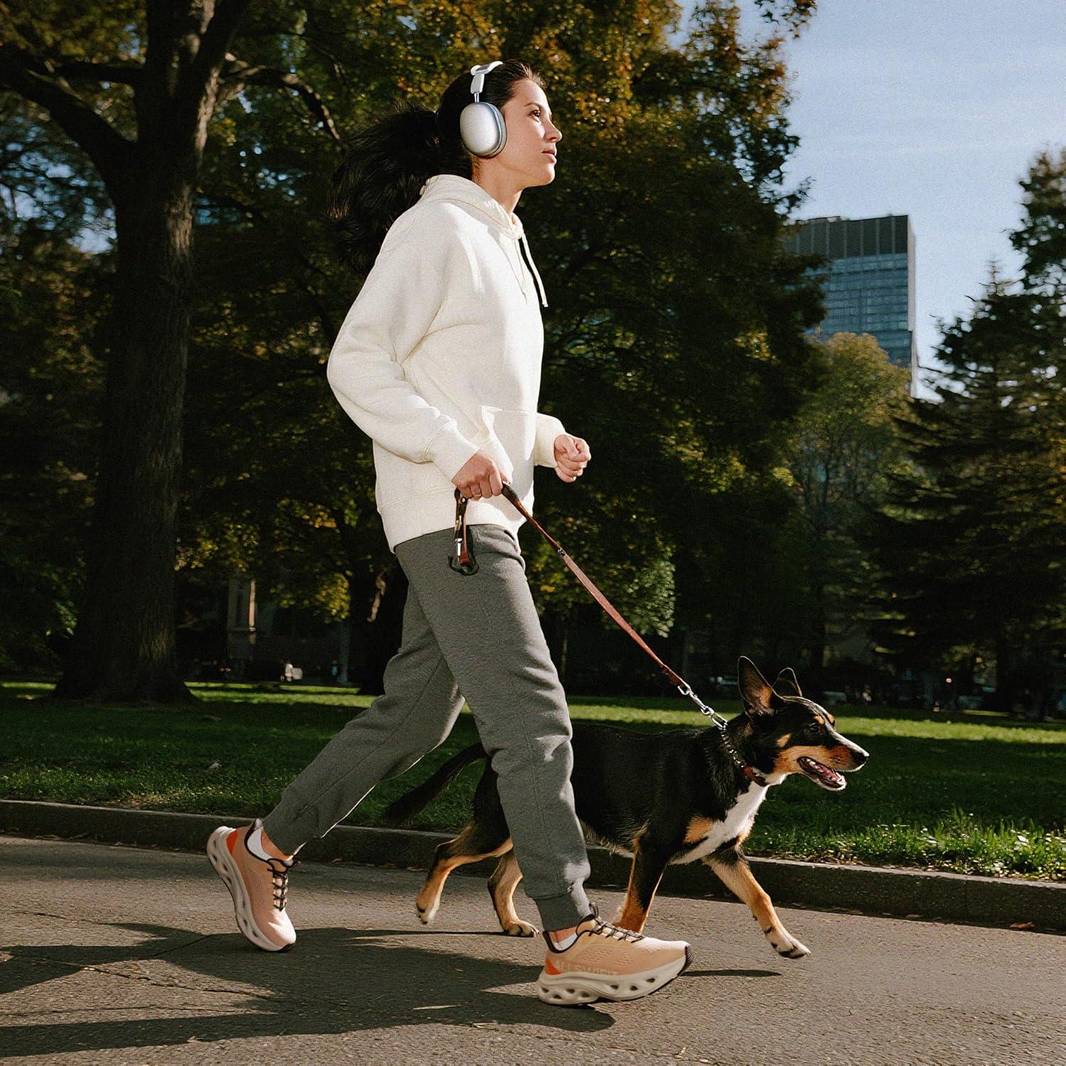 imageWomens Slip On Walking Shoes Hands Free Non Slip Comfort Workout Gym Athletic Casual Breathable Running Tennis MoveSlide Fashion SneakersPinkOrange