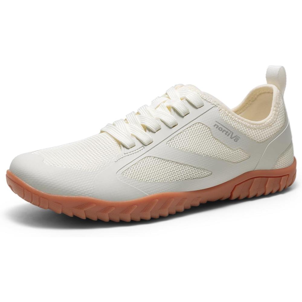 imageNORTIV 8 Barefoot Water Shoes for Women Men Minimalist Breathable ampamp Comfortable Beach Swim Boat Pool Outdoor Walking Shoes Zero Drop Sole SeagullBeige