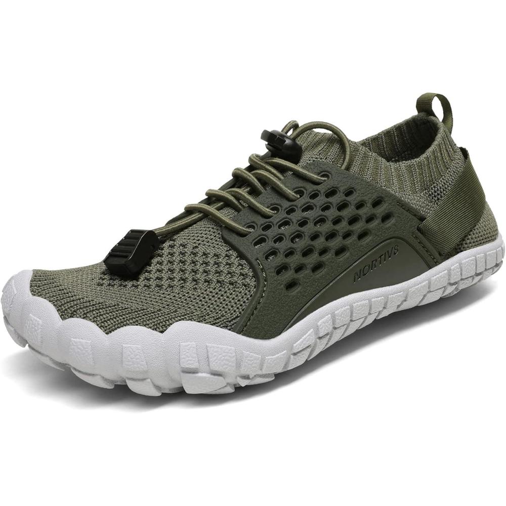 imageNORTIV 8 Kids Water Shoes Lightweight Quick Dry Barefoot Athletic Aqua Sports Shoes for Boys ampamp Girls Outdoor SummerArmyGreen