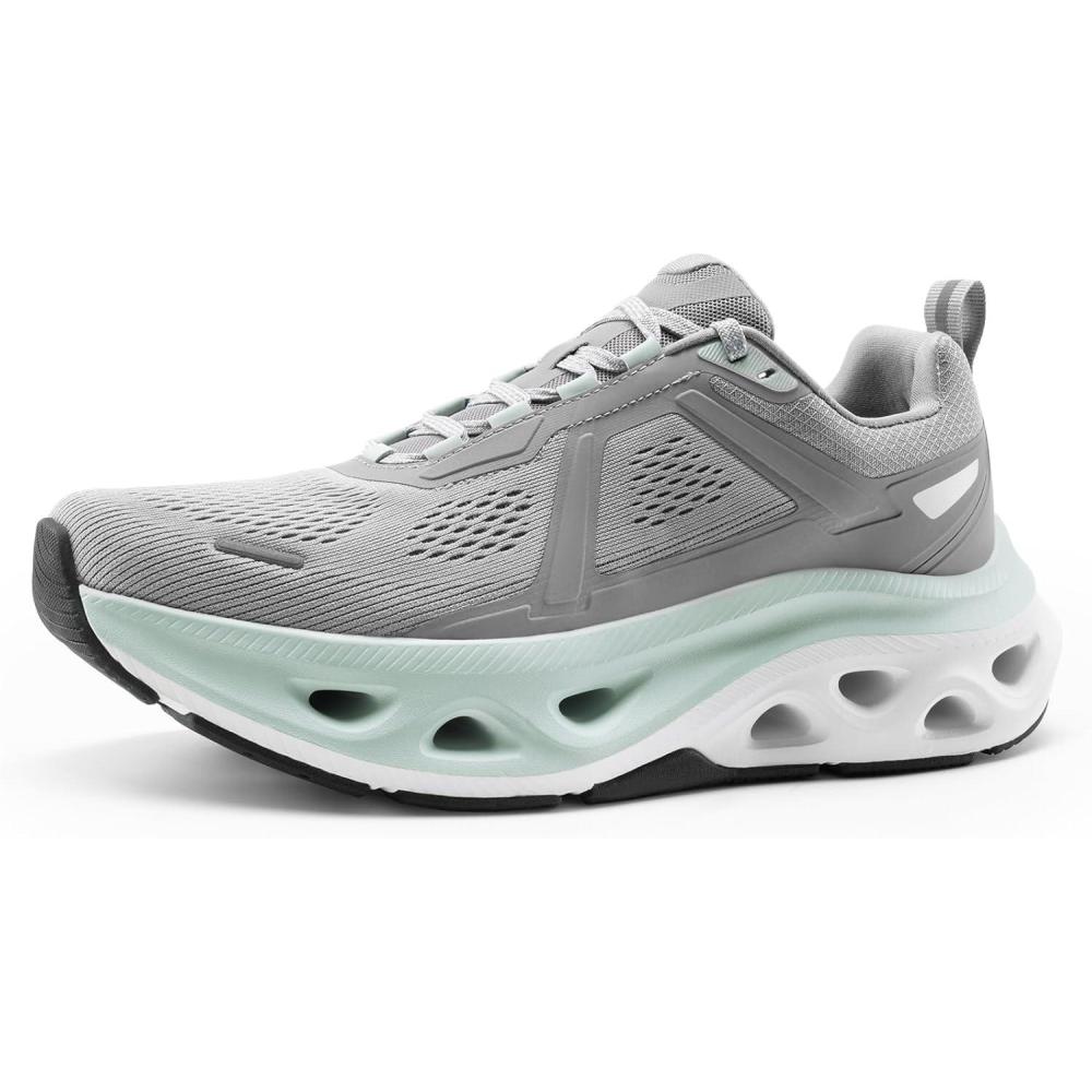 imageNORTIV 8 Mens Comfortable Walking Shoes MovePropel Athletic Breathable Gym Workout Tennis Jogging Cross Training Non Slip Fashion Running SneakersGrey