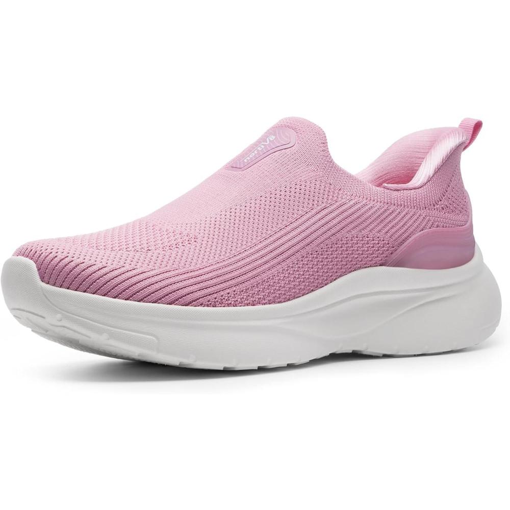 imageNORTIV 8 Womens Slip on Walking Shoes Hands Free NonSlip Lightweight Gym Workout Casual Comfort Breathable Running Tennis SwiftSleek Fashion SneakersPink