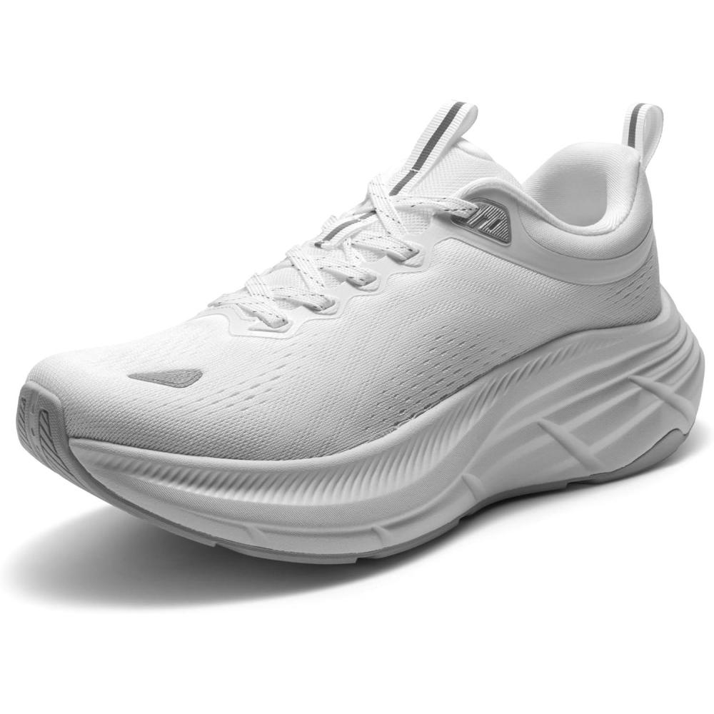 imageNORTIV 8 Womens Walking Shoes Cushion Comfortable ActiveBreeze Running Tennis Shoes NonSlip Workout Gym Sports Athletic Breathable Fashion SneakersWhite