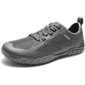 NORTIV 8 Barefoot Water Shoes for Women Men Minimalist Breathable & Comfortable Beach Swim Boat Pool Outdoor Walking Shoes, Zero Drop Sole, Seagull(Dark Grey)
