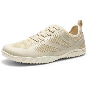 NORTIV 8 Barefoot Water Shoes for Women Men Minimalist Breathable & Comfortable Beach Swim Boat Pool Outdoor Walking Shoes, Zero Drop Sole, Seagull(Khaki)